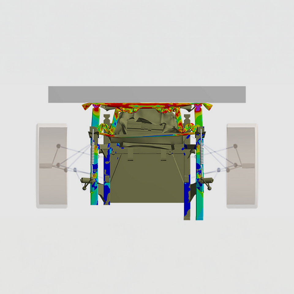 Crash-Simulation Chassis