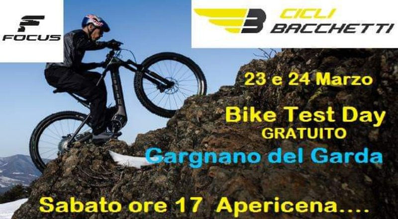 BIKE TEST DAY GRATUITO in GARGNANO on GARDA LAKE