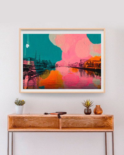 Samuel Beckett Bridge, Dublin - Limited Edition from | Carolyn Walsh Art