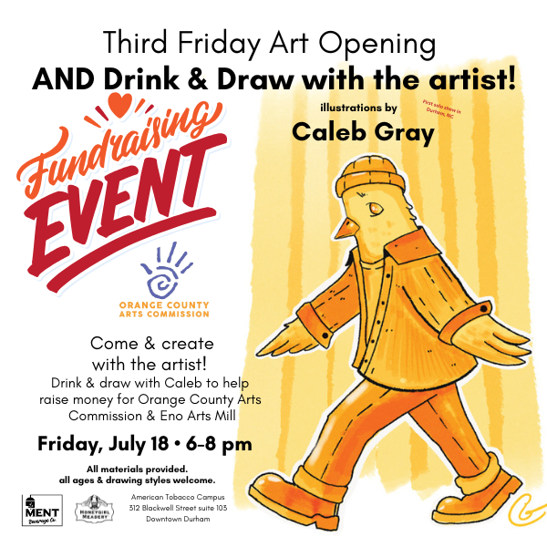 FUNDRAISER Drink & Draw & Art OPENING!