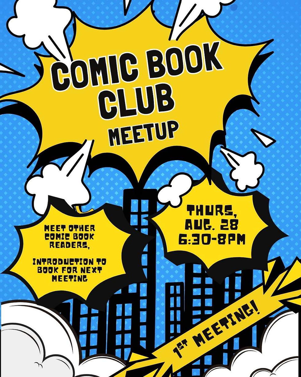 Comic Book Club Meeting