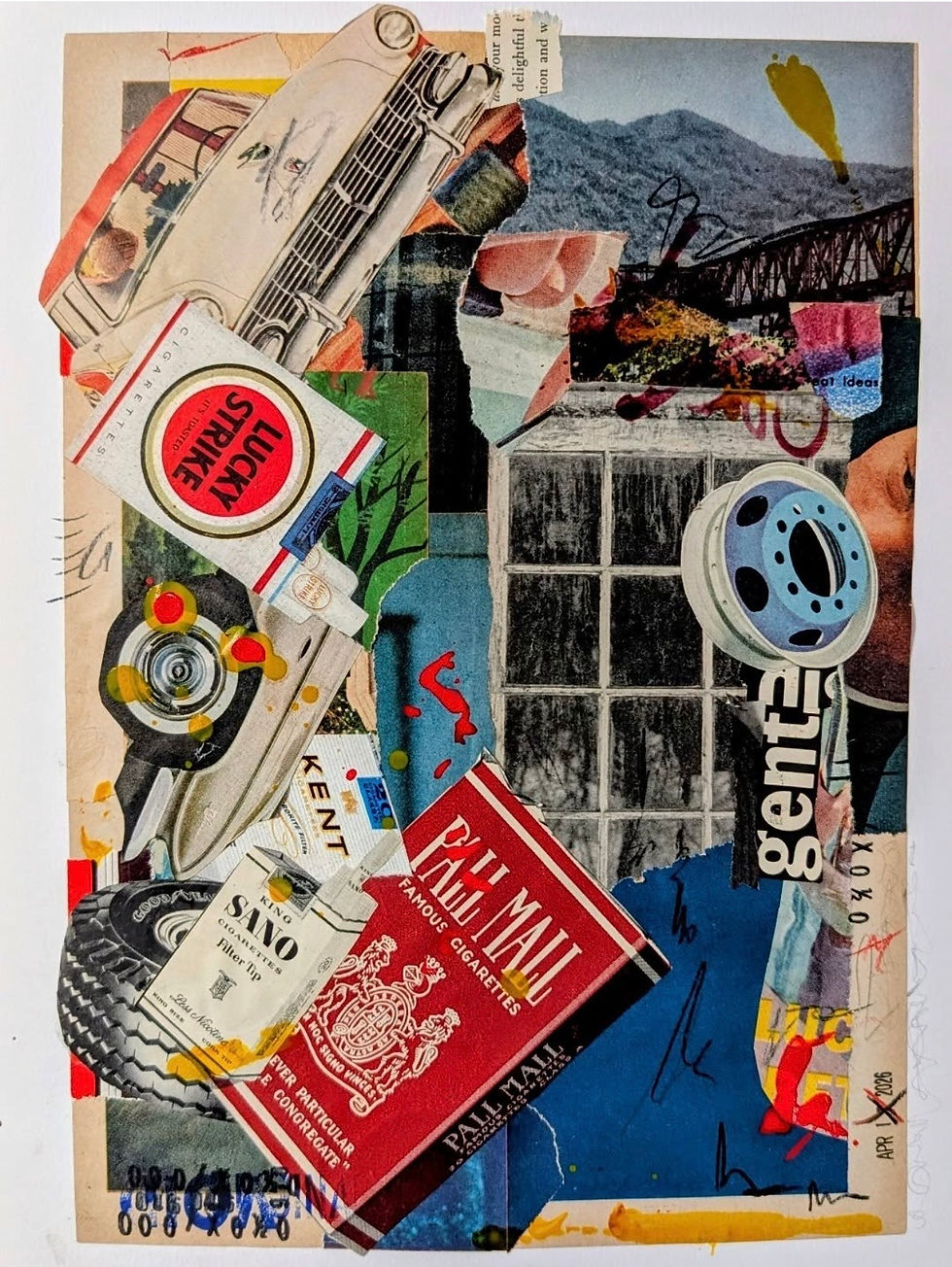 Third Friday Art Walk - Martin Molloy collages