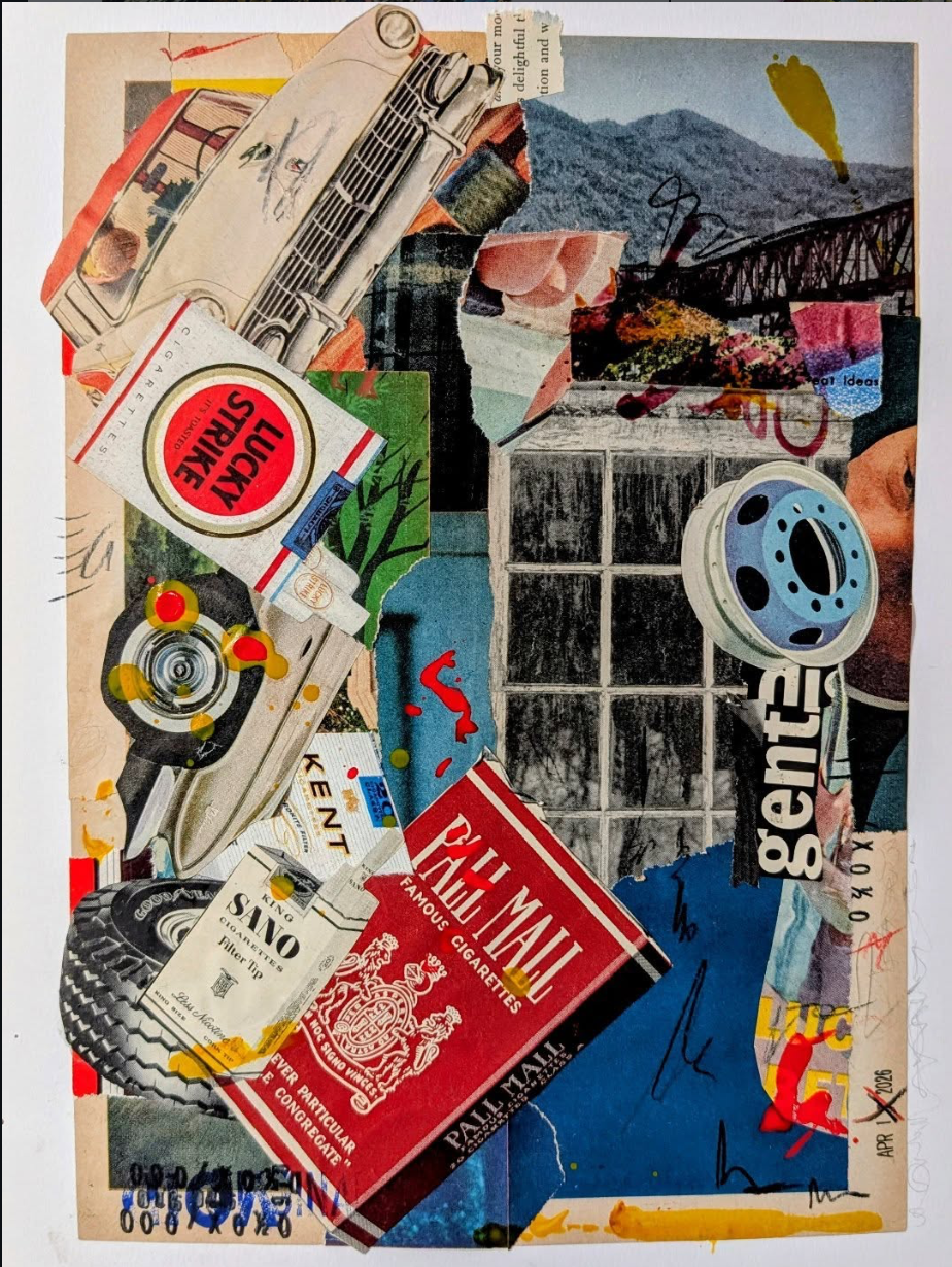 Martin Molloy Collage Art Opening -
