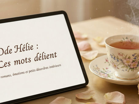 lieuse et thé anglais et la newsletter d'Ode Hélie - Les mots délient