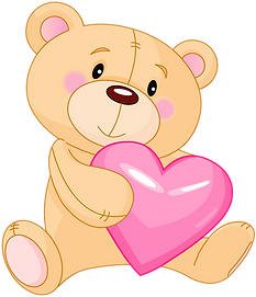 Transparent_Cute_Teddy_with_Pink_Heart_P