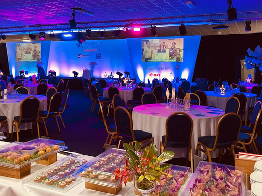 Commercial Catering Buffet Table for The 'Celebrating Rushcliffe' Awards Ceremony