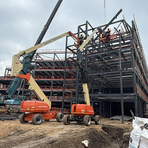 Nottingham Student Accommodation Works, Eeasi Edging, Concrete Stairs and Concrete Lift Shafts