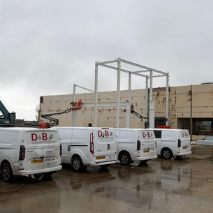 Double Span Portal Frame Featuring Large Steel Truss Rafters, Bedford