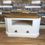 Thumbnail: Painted Handmade Solid Wood Corner TV Unit with Draw