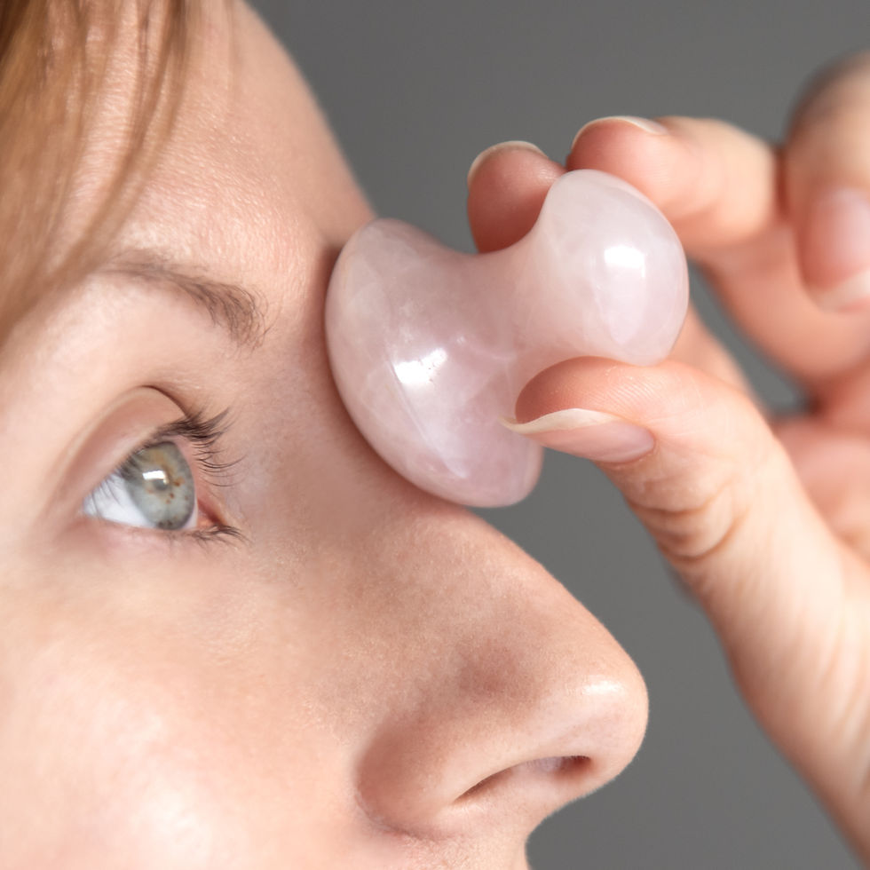 Thumbnail: ROSE QUARTZ MAGIC MUSHROOM FACIAL STONE