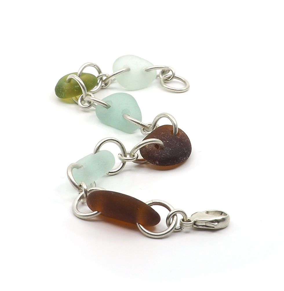 Thumbnail: Multi Colored Link Bracelet