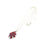 Thumbnail: Rare Deep Red Sea Glass Prong Set Necklace