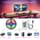 Küçük resim: UpWay 3 Metre Bluetooth Müzik Su Geçirmez Silikonlu Kumandalı  RGB Şerit Led