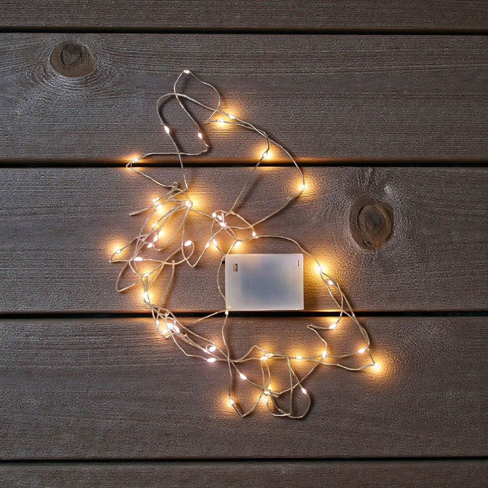 Küçük resim: UpWay 5 Metre Günışığı 50 Led Işık - Pilli Dekoratif Aydınlatma