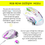 Küçük resim: UpWay TW-Q13 Kablosuz Sessiz RGB LED Işıklı Şarjlı 2400DPI Gaming Mouse Beyaz