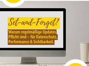 Website & Datenschutz für Selbstständige: Regelmäßig aktualisieren
