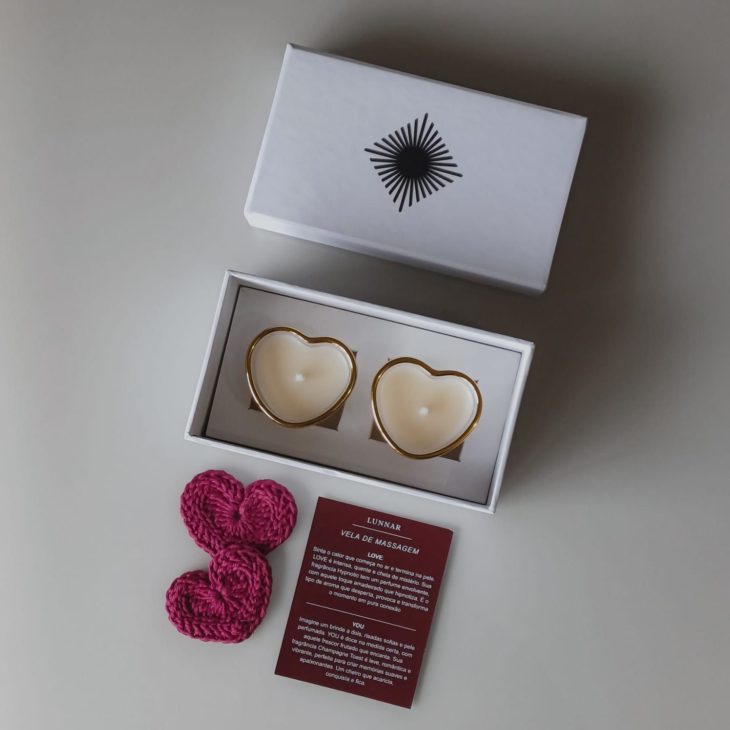 Kit Love You - Vela de Massagem