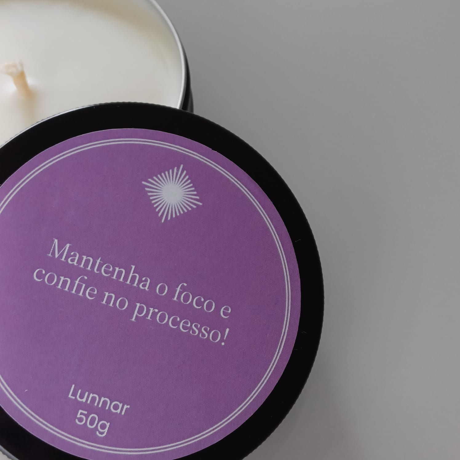 Vela aromática - Foco