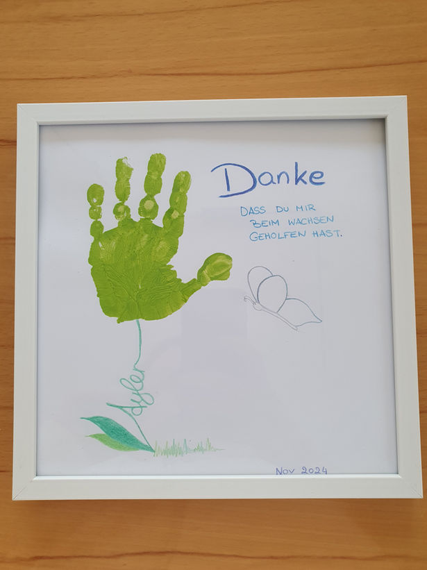 Danke für meine Entwicklung