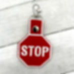 Patch Tab With Stop Sign