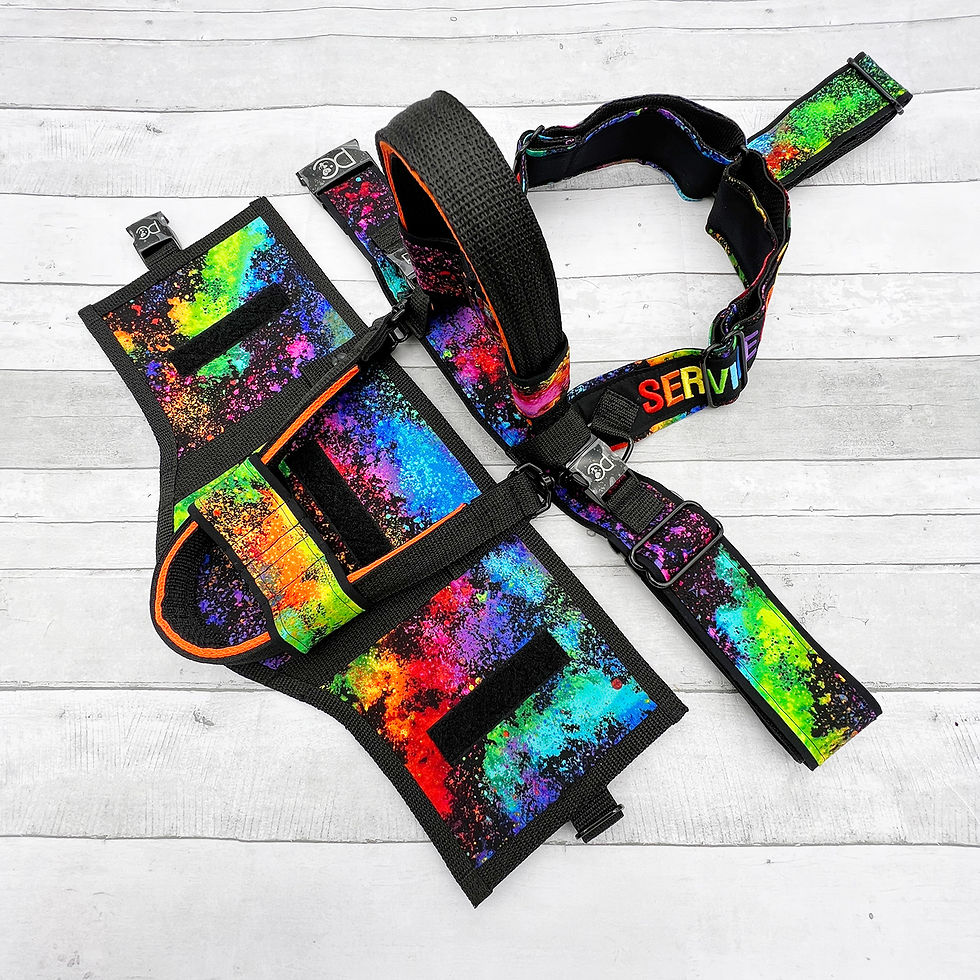 Thumbnail: Service Dog Gear | Paint Splatter | PREMADE
