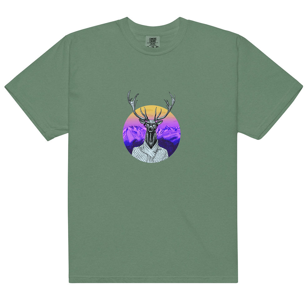 Miniaturbild: Unisex garment-dyed heavyweight t-shirt