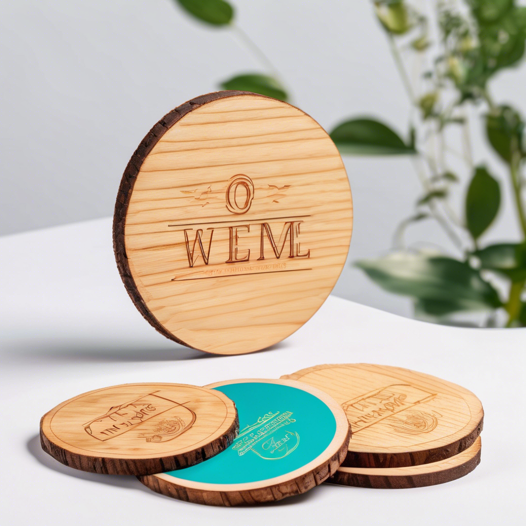 Engraved Wooden Coaster