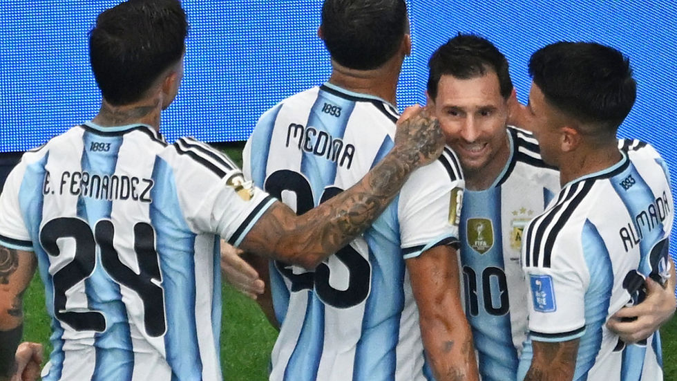 Argentina Advances After Two Goals From Messi