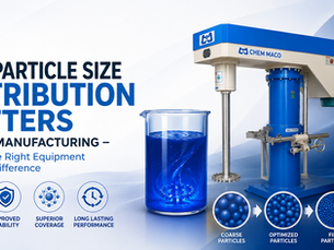 Why Particle Size Distribution Matters in Paint Manufacturing – And How the Right Equipment Makes the Difference