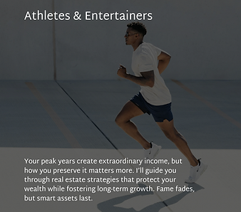 Athletes and Entertainers