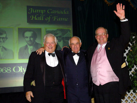 Los tres héroes canadienses de Méjico 68: Tom Gayford, Jim Elder y Jim Day