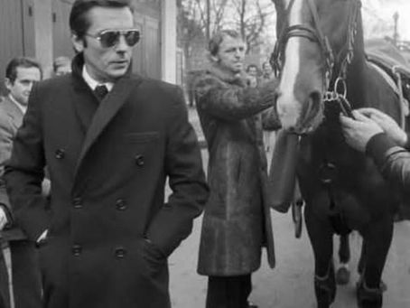Alain Delon con su gran trotón Fakir du Vivier