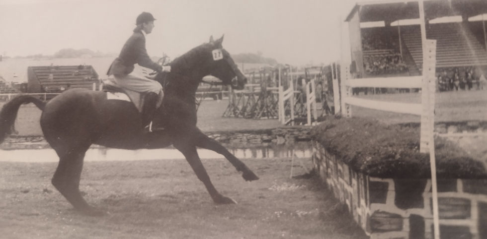 Una bonita imagen de Paula Goyoaga en Aachen CSIO