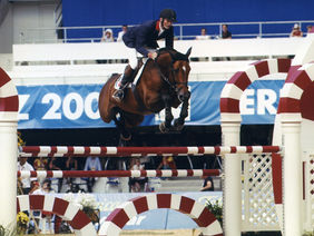 Eric Navet con Dollar du Murier en Jerez de la Frontera 2.002