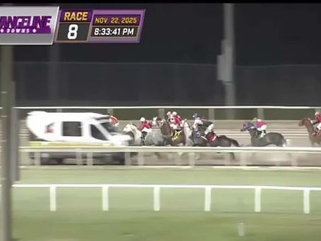 Una ambulancia en sentido contrario