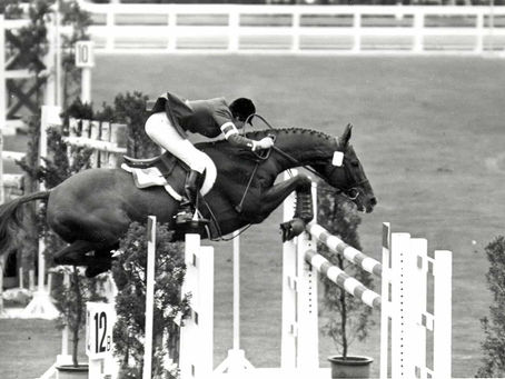 Una maravillosa instantánea de Kathy Kusner y Untouchable en Méjico 68