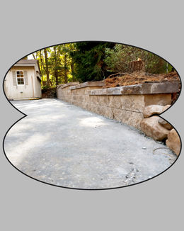 Ex. Driveway Walls