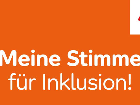 „Deine Stimme für Inklusion – mach mit!“