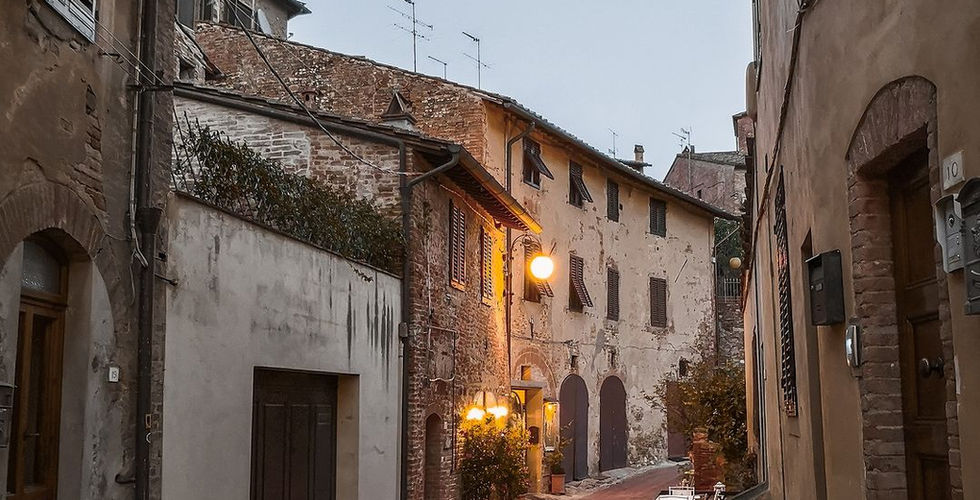 scorcio di un borgo toscano