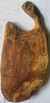 Custom live edge board designed for serving and display
