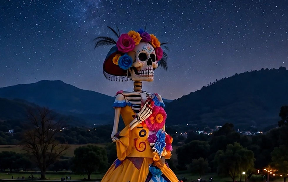 Atlixco muestra un adelanto de lo que prepara para el Valle de Catrinas 2026