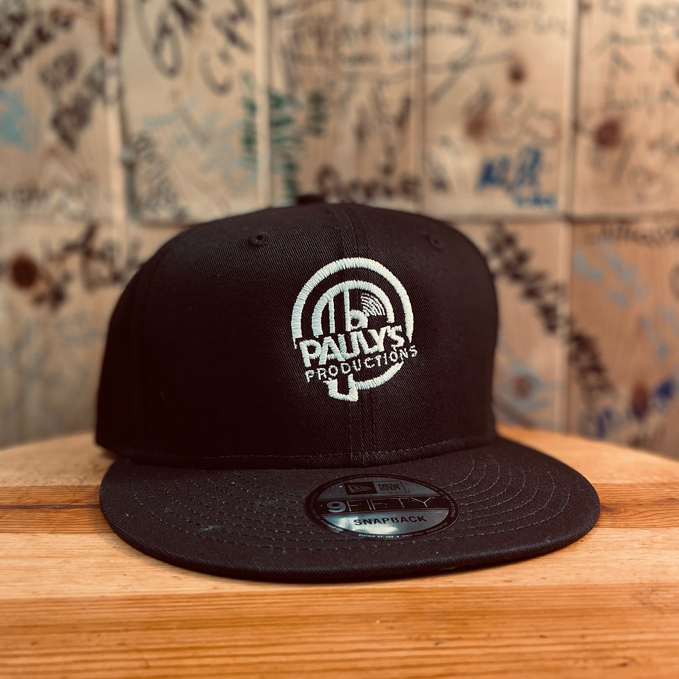 Thumbnail: Black Snap Back Flat Bill