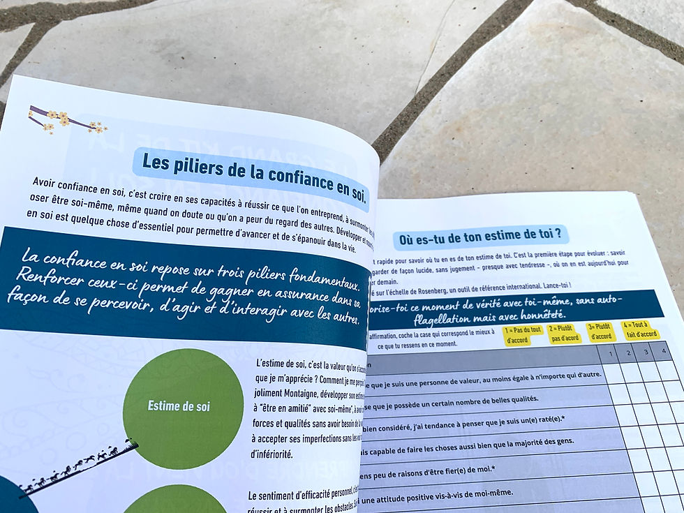 Miniature : Extrait La grand Kit de la confiance en soi - test estime de soi