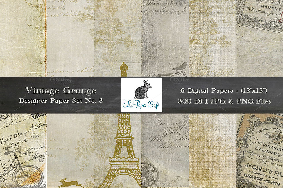 Vintage Grunge Papers No. 3