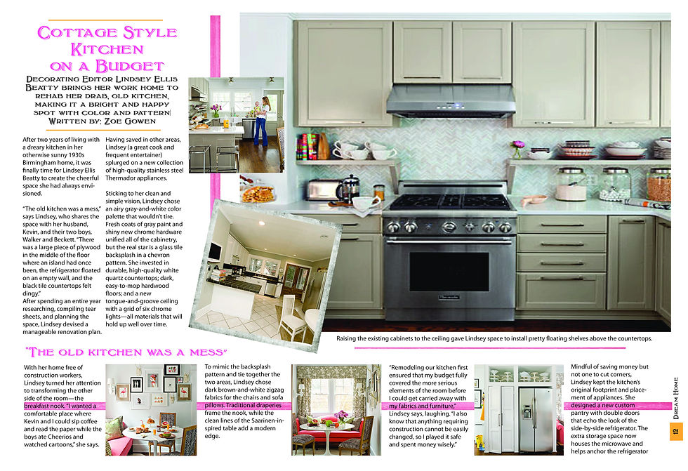 2 Page Magazine Spread