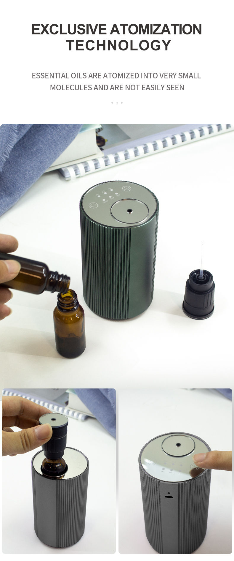 Thumbnail: Portable Aromatherapy Essential Oil Nebulizer