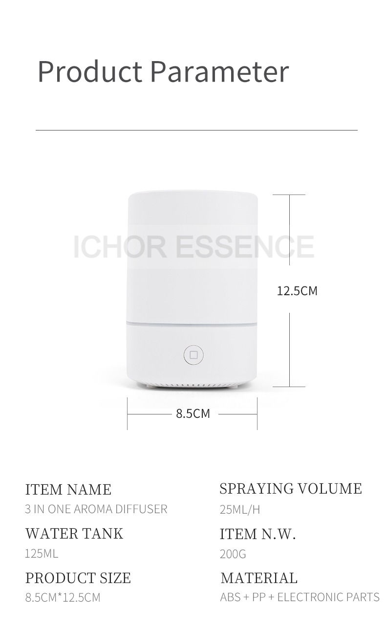 縮圖：3-in-1 Aromatherapy Essential Oil Ultrasonic Diffuser. Air Purifier. Humidifier