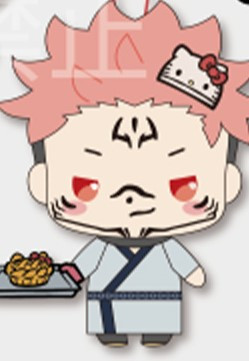Jujutsu Kaisen x Sanrio - Sukuna with Hello Kitty Plush | Wekestore