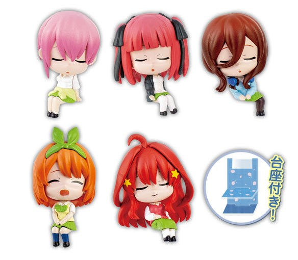The Quintessential Quintuplets - Sleeping Nakano Sisters Mini Fig