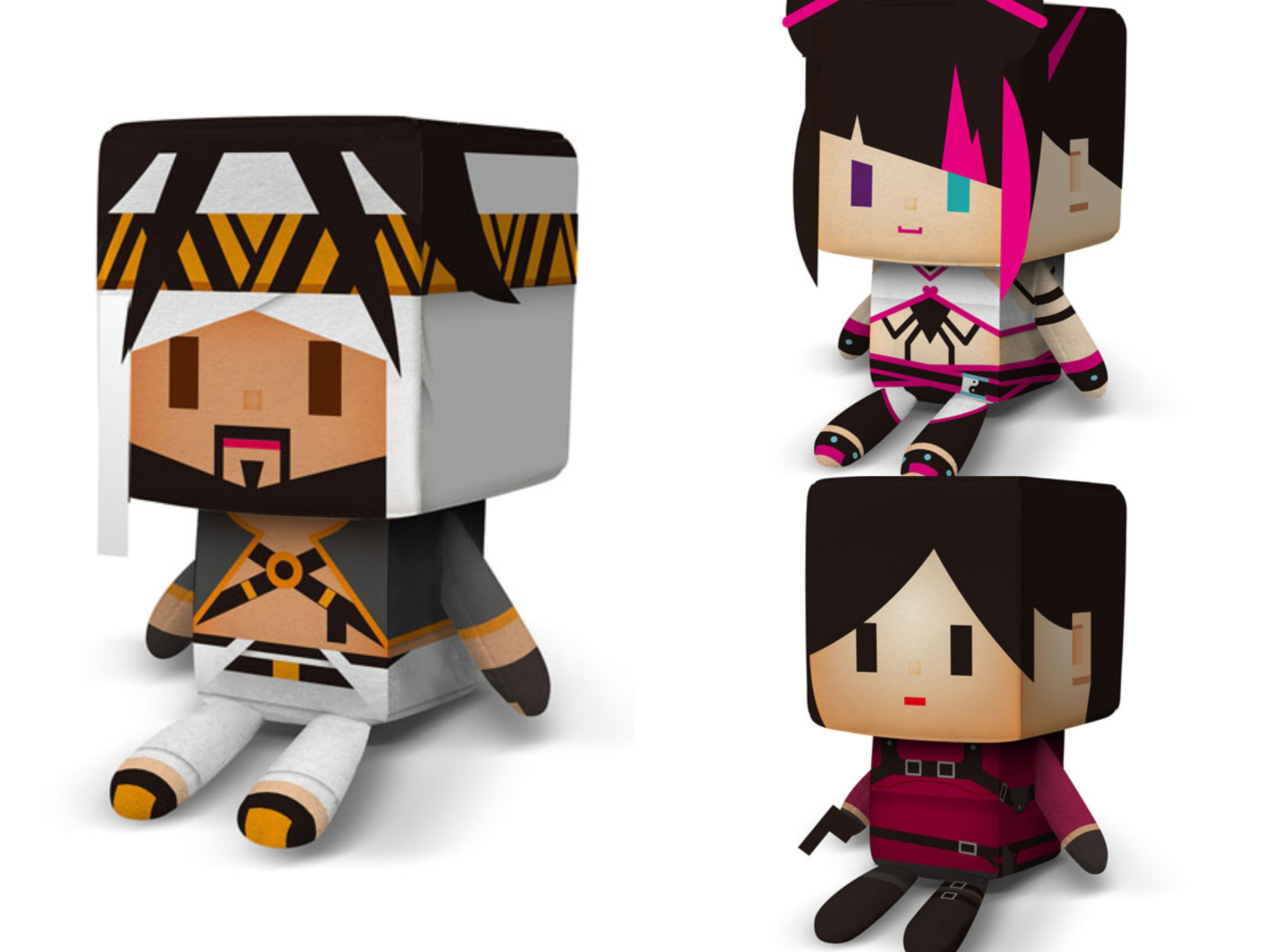 Voxenation Plush - Street Fighter 6 Juri, Rashid, Resident Evil RE:4 Ada Wong